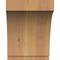 Ekena Millwork 6"W x 8"D x 8"H Imperial Rough Sawn Knee Brace, Western Red Cedar BRC06X08X08IMP00RWR - alternate 2